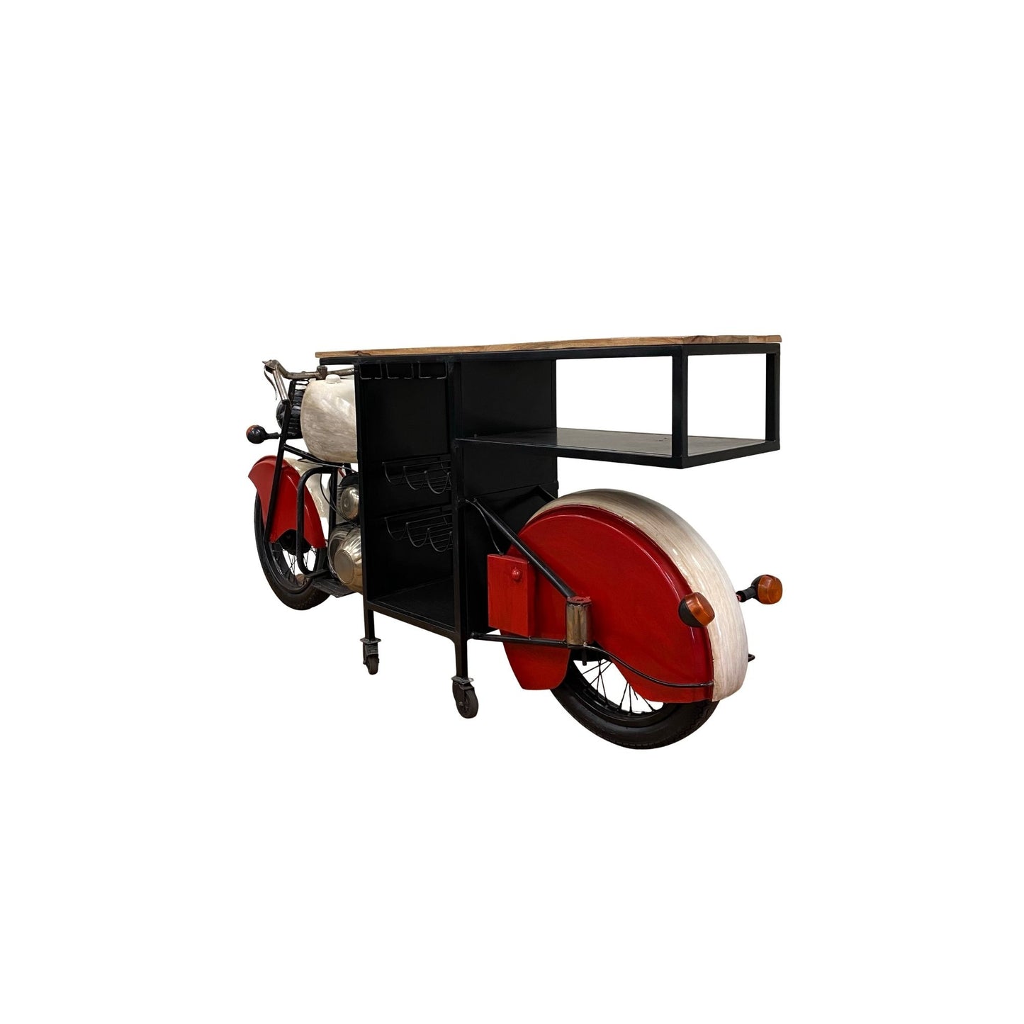 Glider Bike Bar By Homeroots | Bar Carts | Modishstore - 6