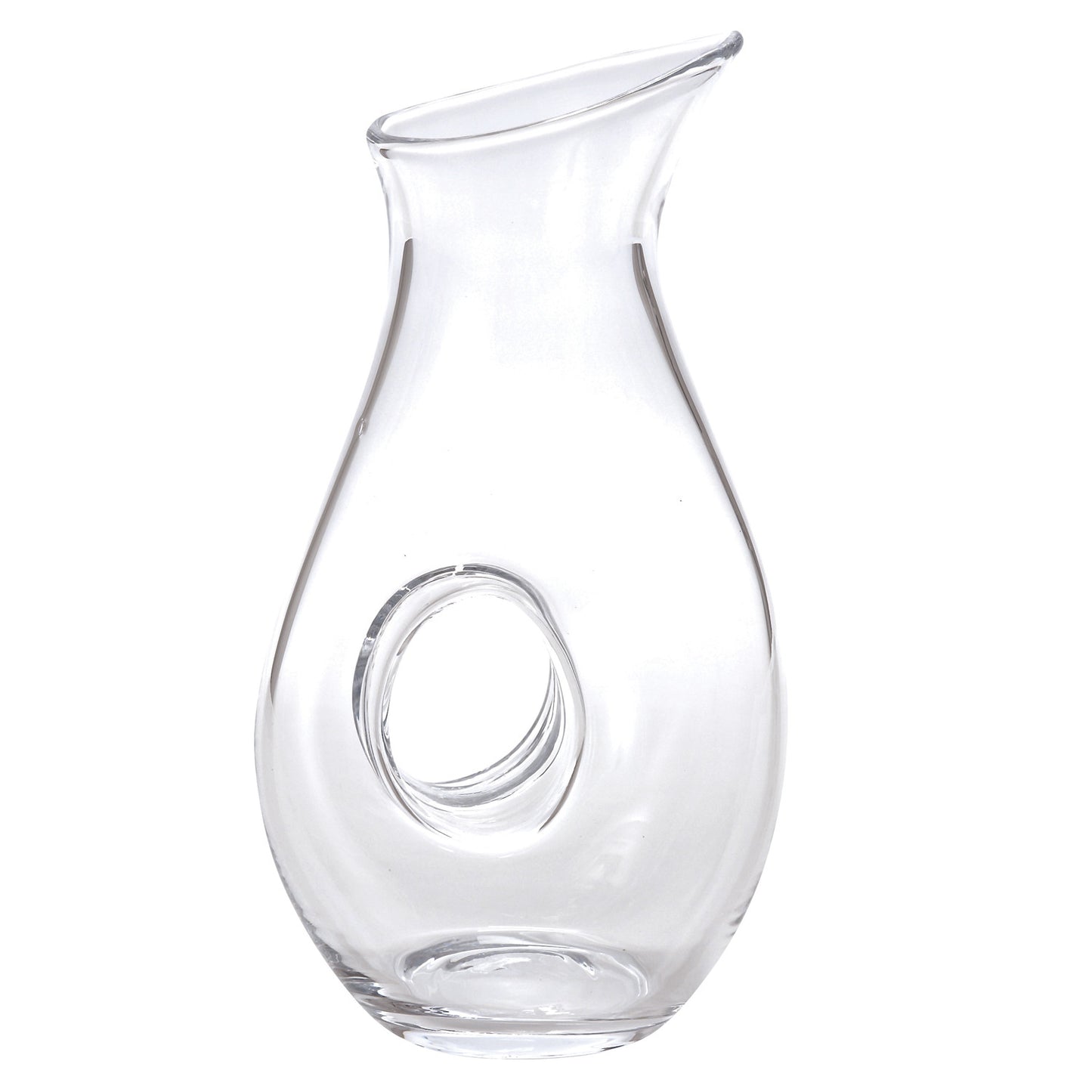 Mouth Blown Lead Free Crystal Pitcher 28 Oz By Homeroots | Bottles & Jugs | Modishstore - 3