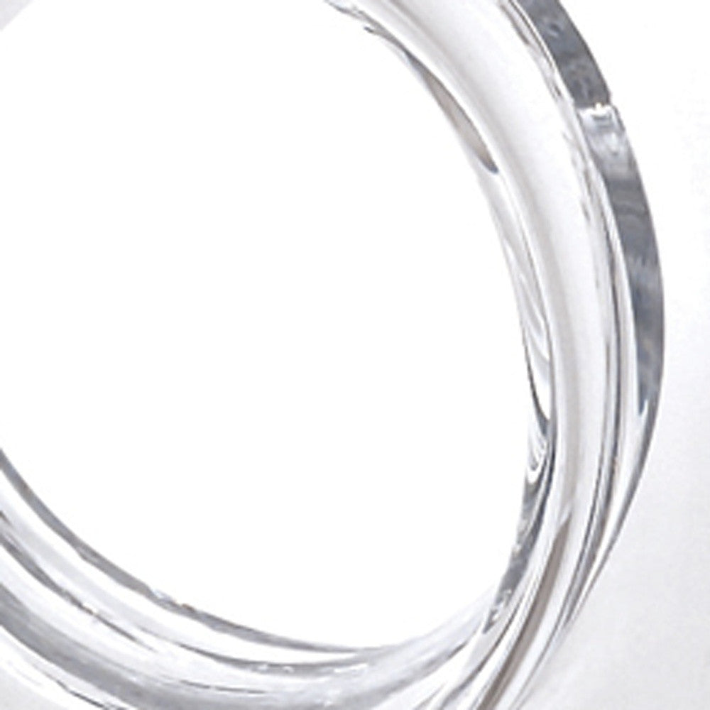 Mouth Blown Lead Free Crystal Pitcher 28 Oz By Homeroots | Bottles & Jugs | Modishstore - 5