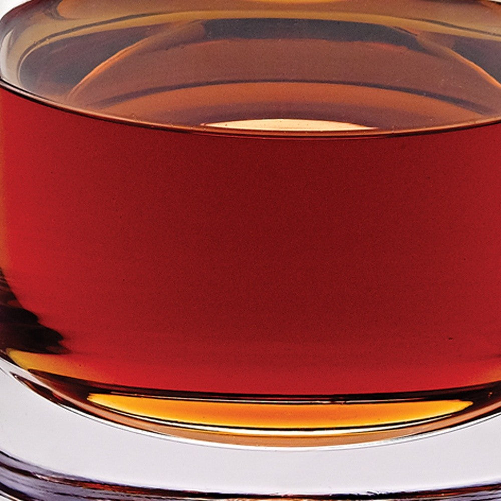 Mouth Blown European Crystal Decanter 28 Oz By Homeroots | Drinkware | Modishstore - 4