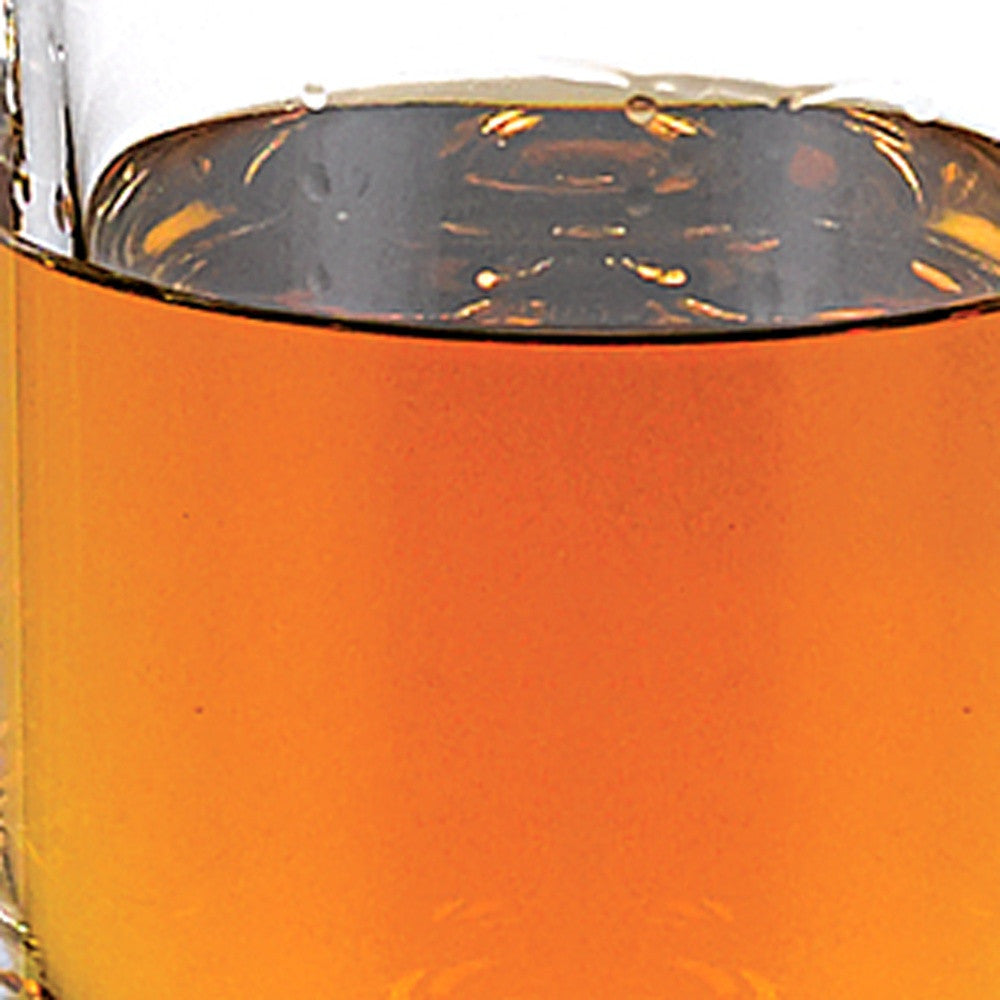 Mouth Blown European Crystal Round Decanter 28 Oz By Homeroots | Drinkware | Modishstore - 5