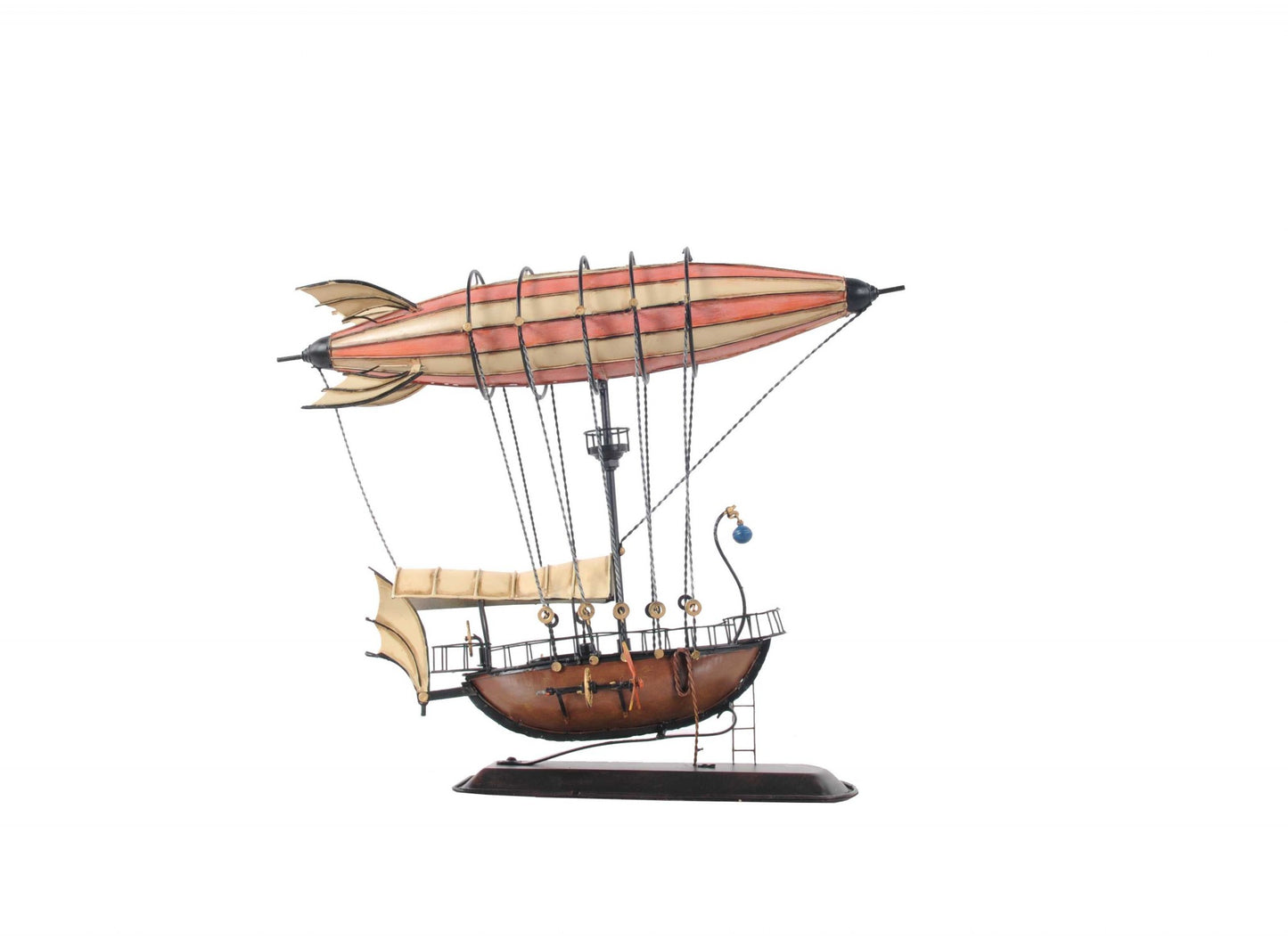 Steampunk Airship Model with Crows Nest By Homeroots | Sculptures | Modishstore - 6
