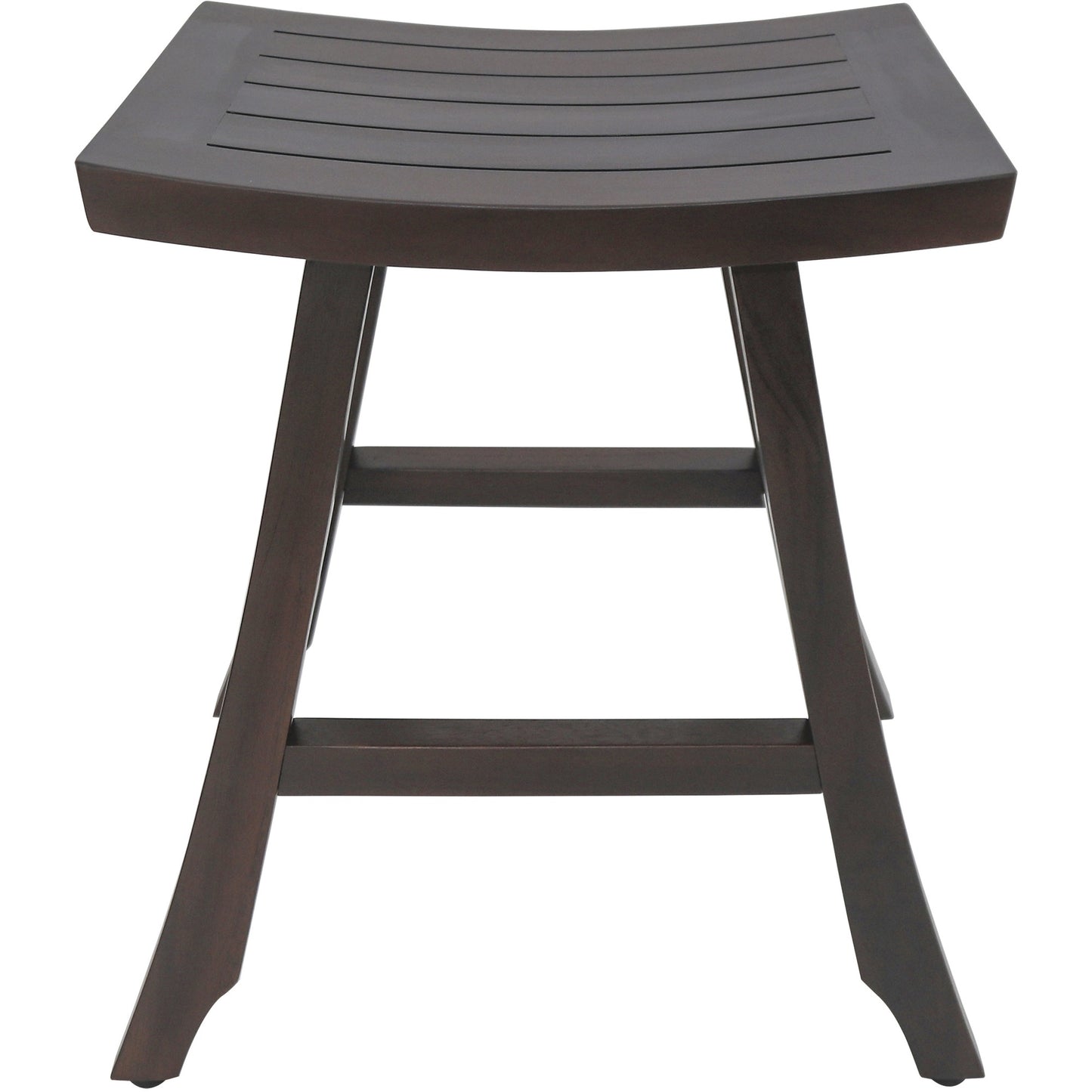 Satori 24In Tall Outdoor Teak Bistro Patio Stool By Homeroots | Stools | Modishstore - 5