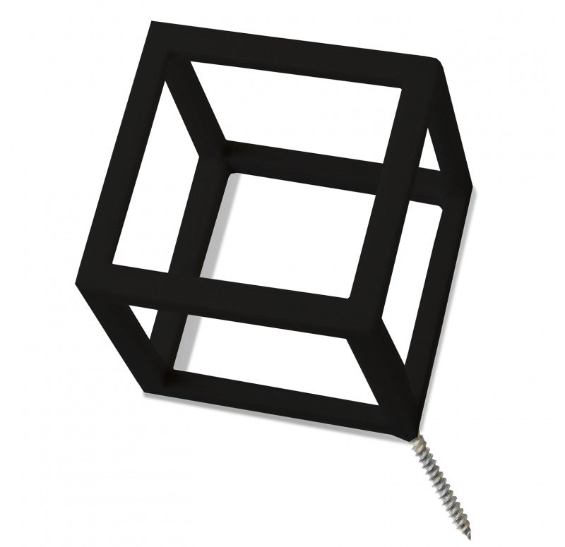 Wall Play: Cubical, Matte Black (Set of 10) by Gold Leaf Design Group | Wall Decor | Modishstore - 3