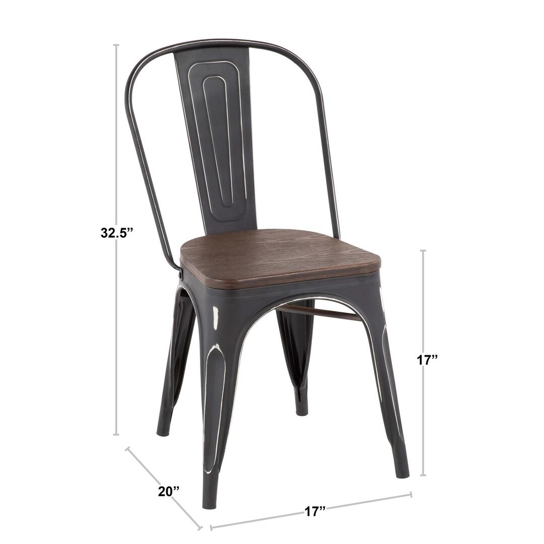 LumiSource Oregon Chair - Set of 2 | Modishstore | Dining Chairs - 2