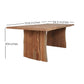 Solid Acacia Wood Live Edge Dining Table By Homeroots | Dining Tables | Modishstore - 2