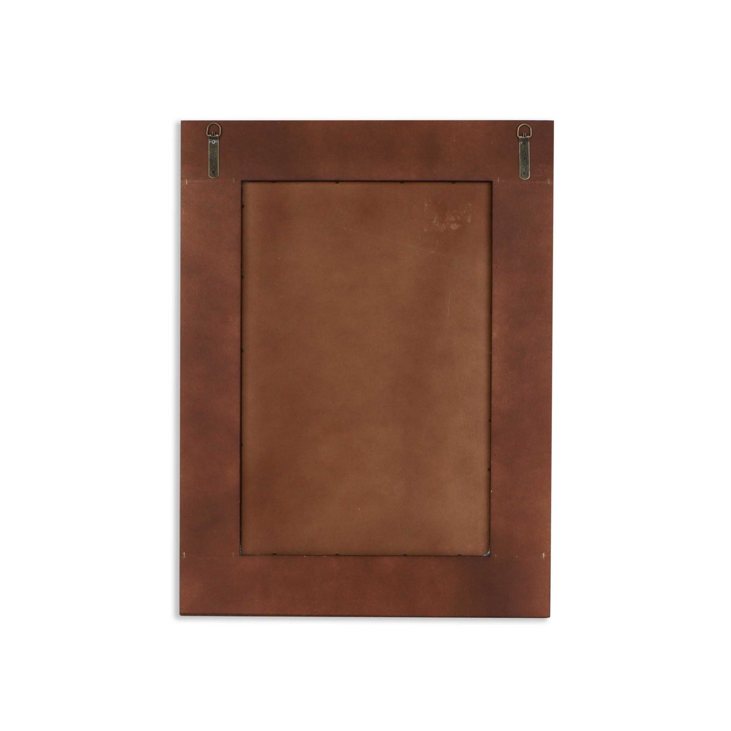 Modern Farmhouse Rectangular Wood and Galvanized Metal Wall Mirror By Homeroots | Mirrors | Modishstore - 5