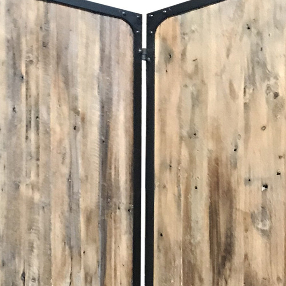 4 Panel Brown Room Divider By Homeroots | Room Dividers | Modishstore - 6