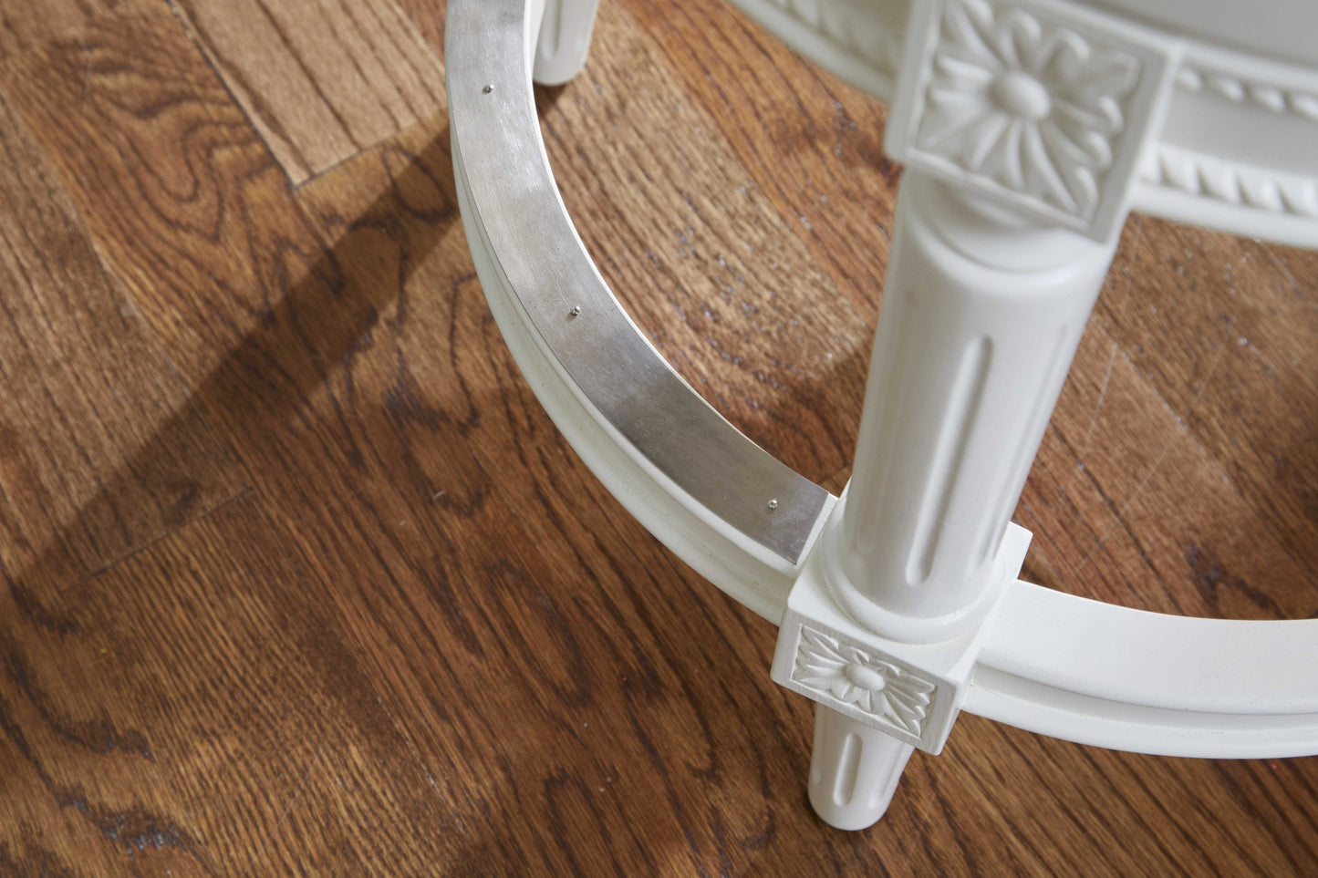 Modern Farmhouse White Counter Height Bar Stool By Homeroots | Bar Stools | Modishstore - 4