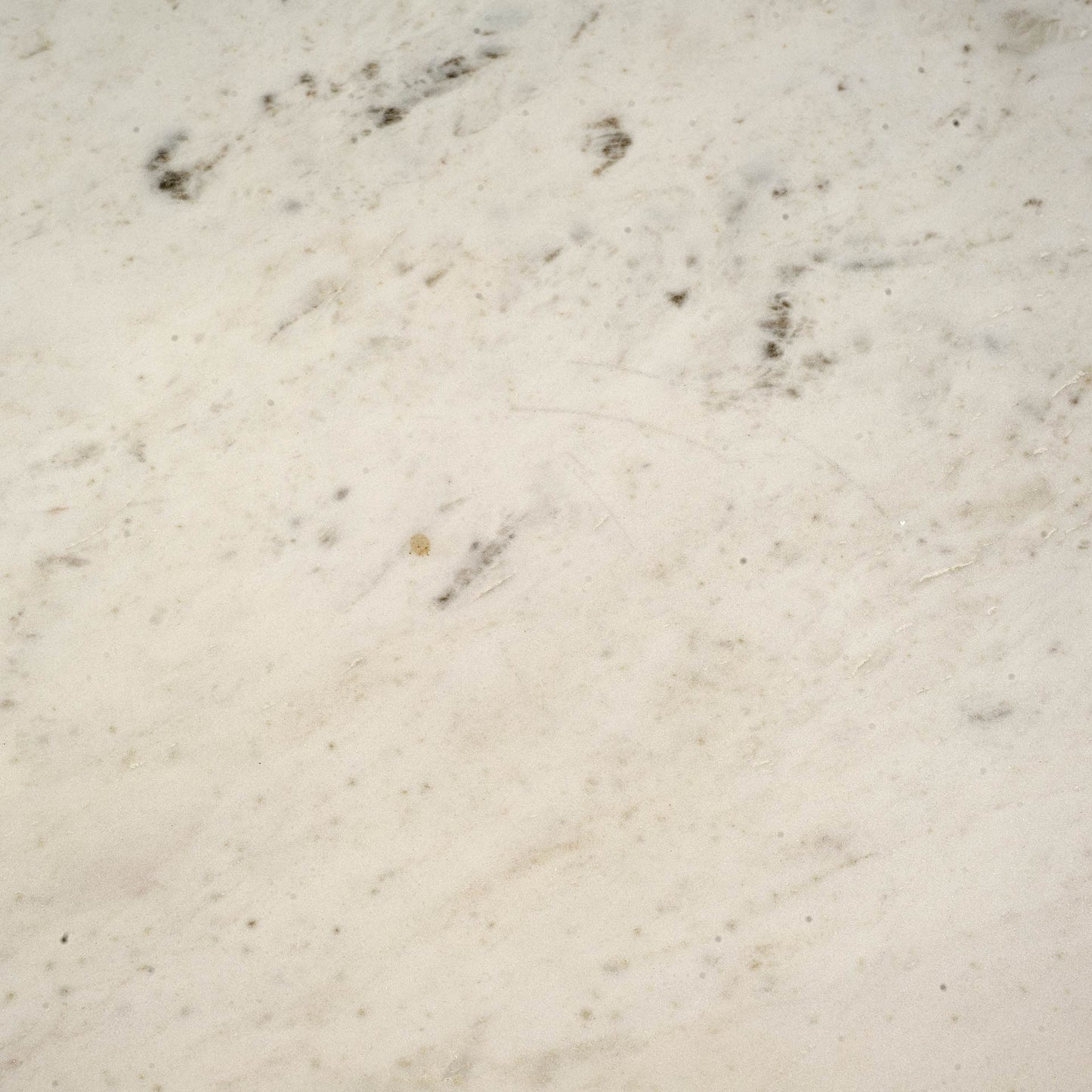 40' Round White Marble Top With Black Metal Base Dining Table By Homeroots | Dining Chairs | Modishstore - 3