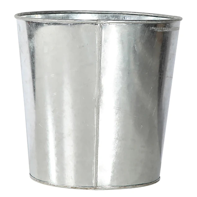 LC Metal Galvanized Pot 10.5"H By Gold Leaf Design Group | Planters, Troughs & Cachepots | Modishstore - 2
