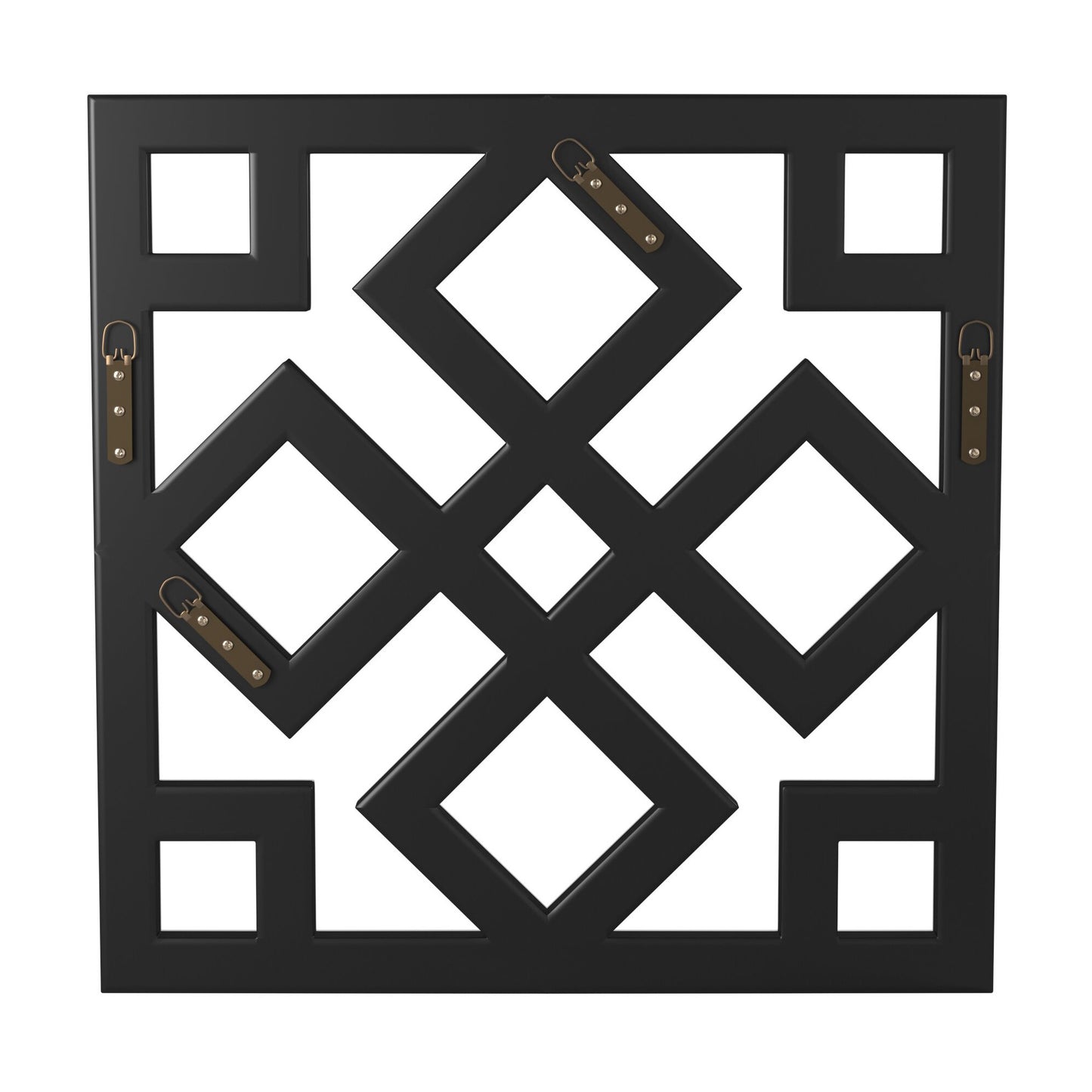 Interlocking Mirrored squares with Lattice Design By Homeroots | Mirrors | Modishstore - 5