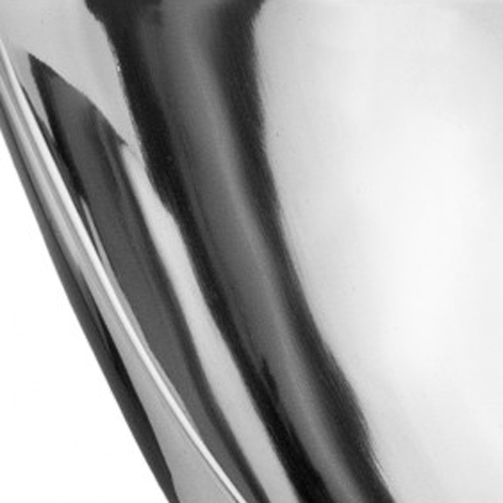 Silver Aluminum Abstract Tray Dish Centerpiece Bowl By Homeroots | Decorative Bowls | Modishstore - 5