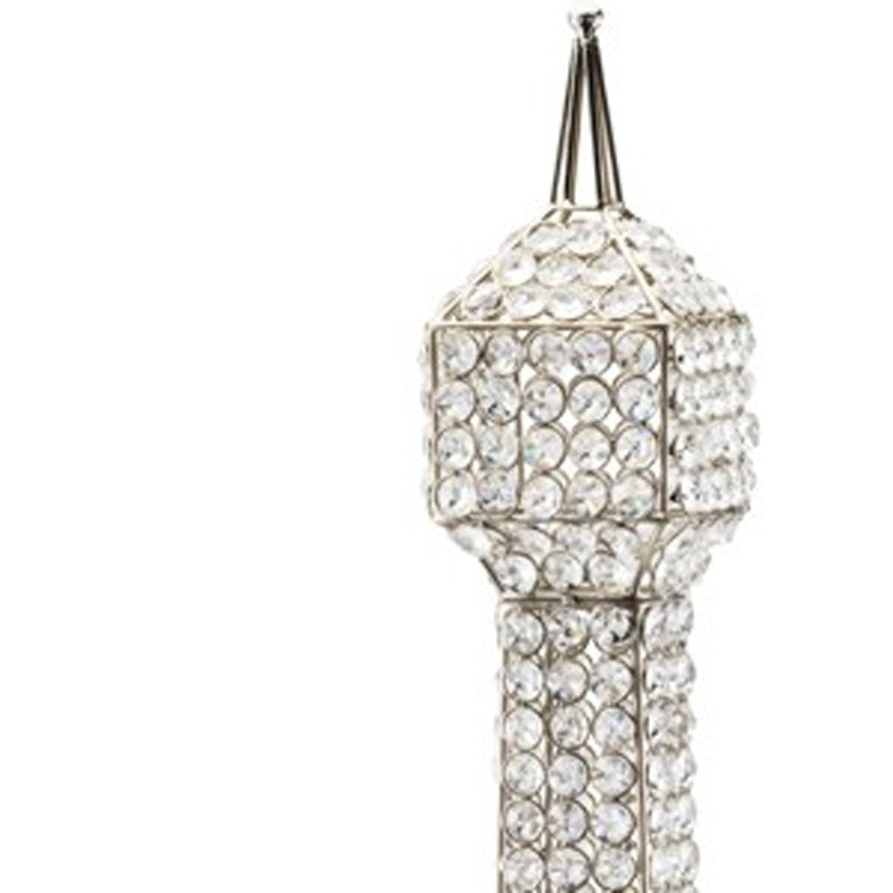 40'" Glam Bling Eifel Tower Tabletop Sculpture By Homeroots | Sculptures | Modishstore - 5