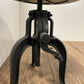 Industrial Adjustable Rustic Crank Stool By Homeroots | Stools | Modishstore - 3