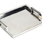 Modern Stainless Steel Serving Tray By Homeroots | Trays | Modishstore - 2