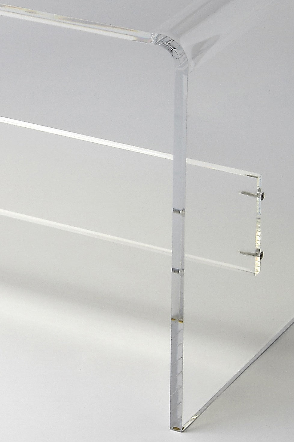 Modern Chic Acrylic Bench By Homeroots | Benches | Modishstore - 5