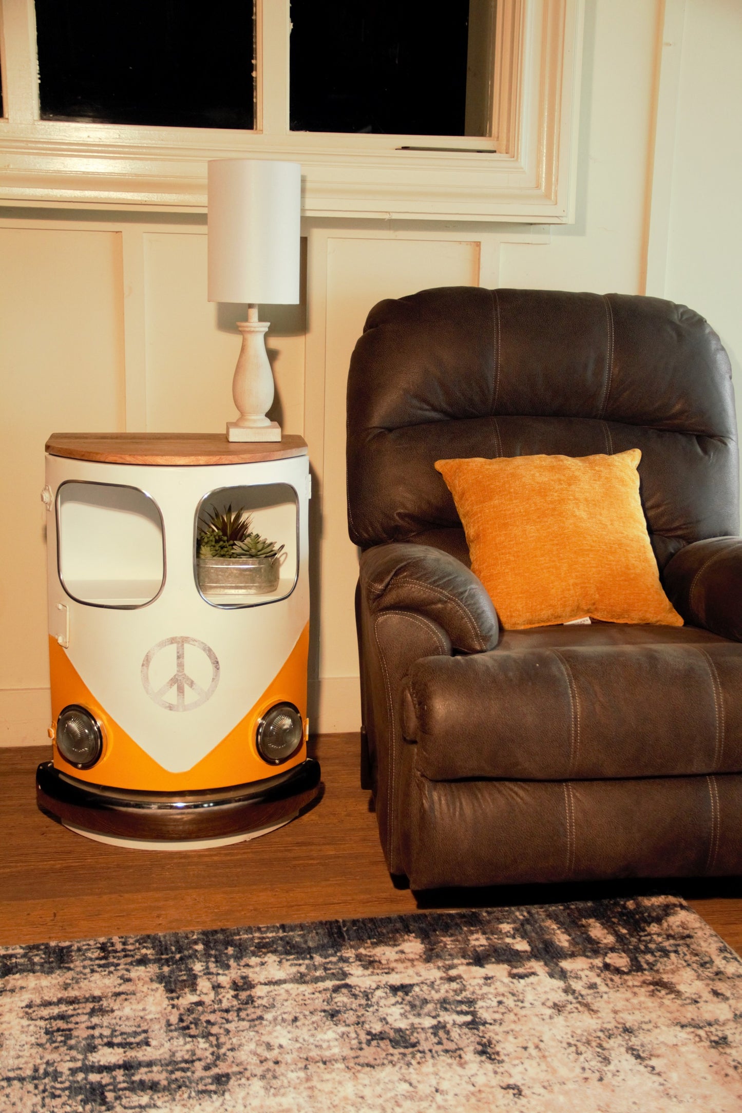 Metal Mango Wood Yellow Bed Side Table By Homeroots | Side Tables | Modishstore - 7