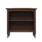 Newport Plantation Cherry Low Bookcase By Homeroots | Bookcases | Modishstore - 2