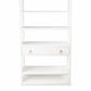 Lark White Bookshelf By Homeroots | Bookcases | Modishstore - 3