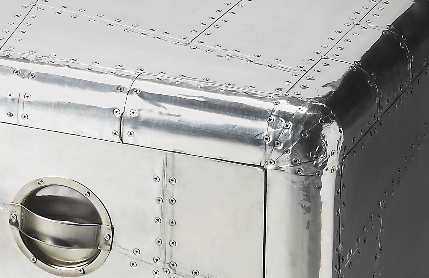 Midway Aviator Side Table By Homeroots | Nightstands | Modishstore - 2