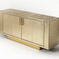 Francois Gold Leather Buffet By Homeroots | Sideboards | Modishstore