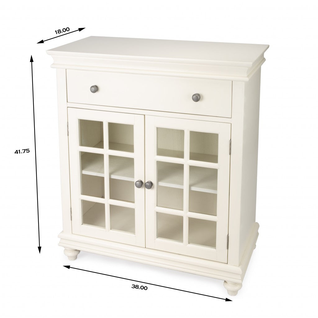 Stylish White Chest By Homeroots | Cabinets | Modishstore - 8