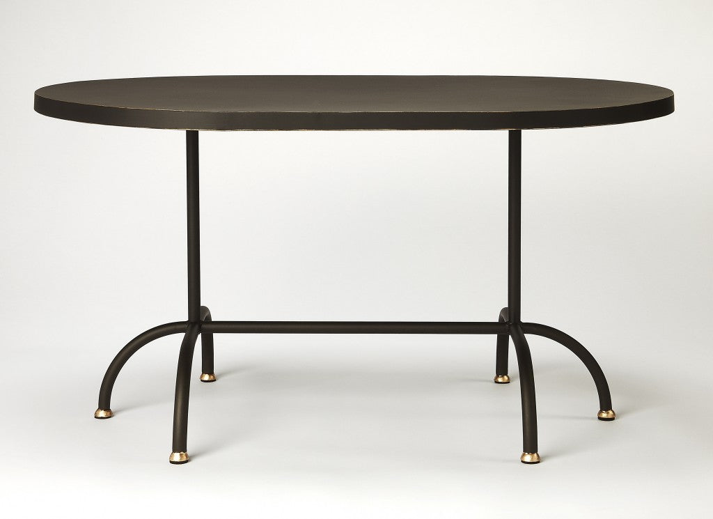 Black and Gold Coffee Table By Homeroots | Coffee Tables | Modishstore - 3