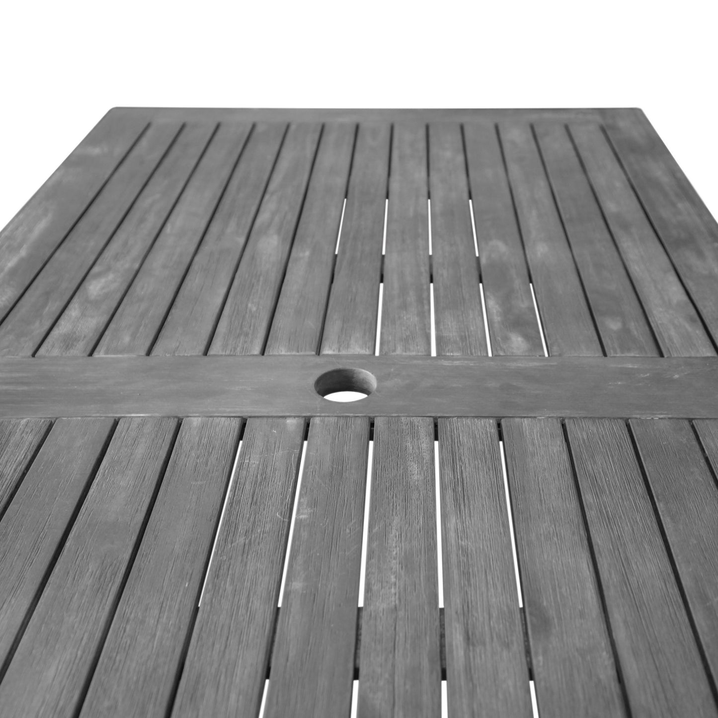 Distressed Grey Dining Table with Curved Legs By Homeroots | Outdoor Tables | Modishstore - 4