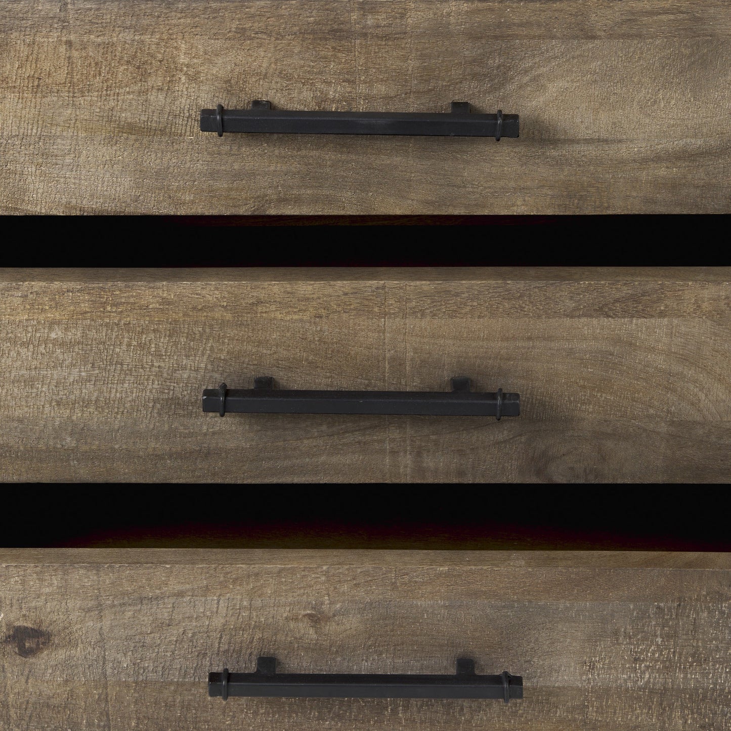 Modern Rustic Light Brown Wooden Cabinet By Homeroots | Cabinets | Modishstore - 9