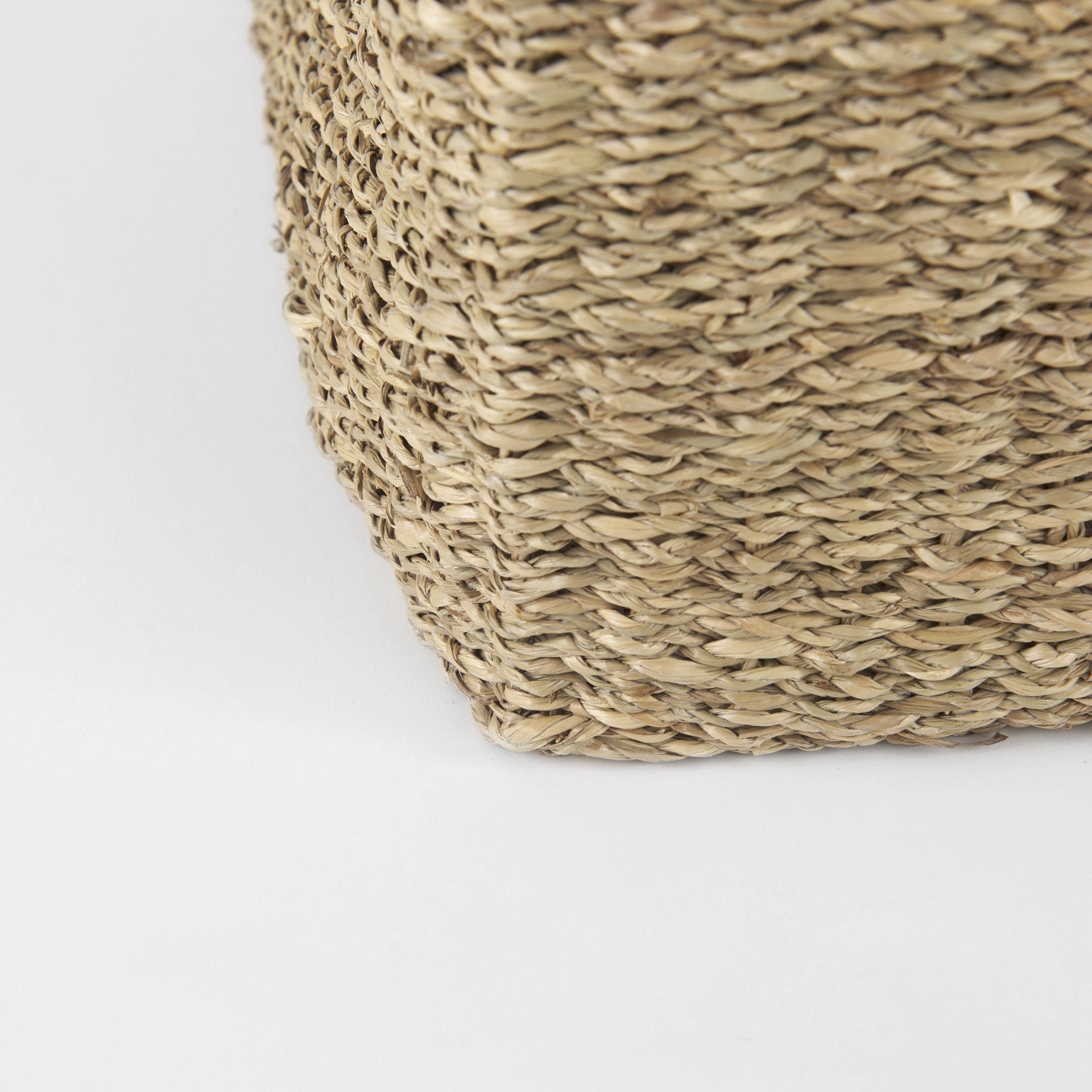 Set of Three Square Wicker Storage Baskets By Homeroots | Bins, Baskets & Buckets | Modishstore - 8