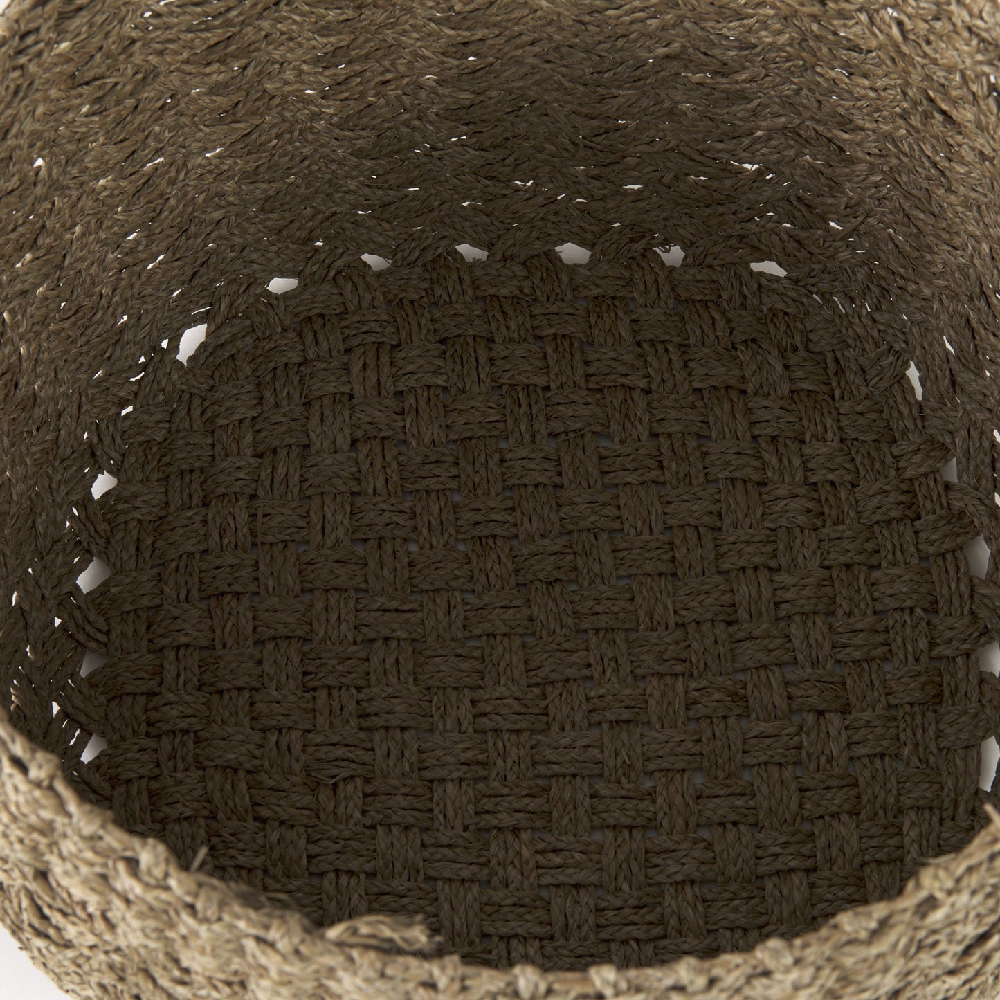 Set of Three Woven Wicker Storage Baskets By Homeroots | Bins, Baskets & Buckets | Modishstore - 6