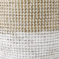 Set of Three Beige and White Storage Baskets By Homeroots | Bins, Baskets & Buckets | Modishstore - 7