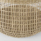 Set of Two Wicker Storage Baskets with Long Handles By Homeroots | Bins, Baskets & Buckets | Modishstore - 7