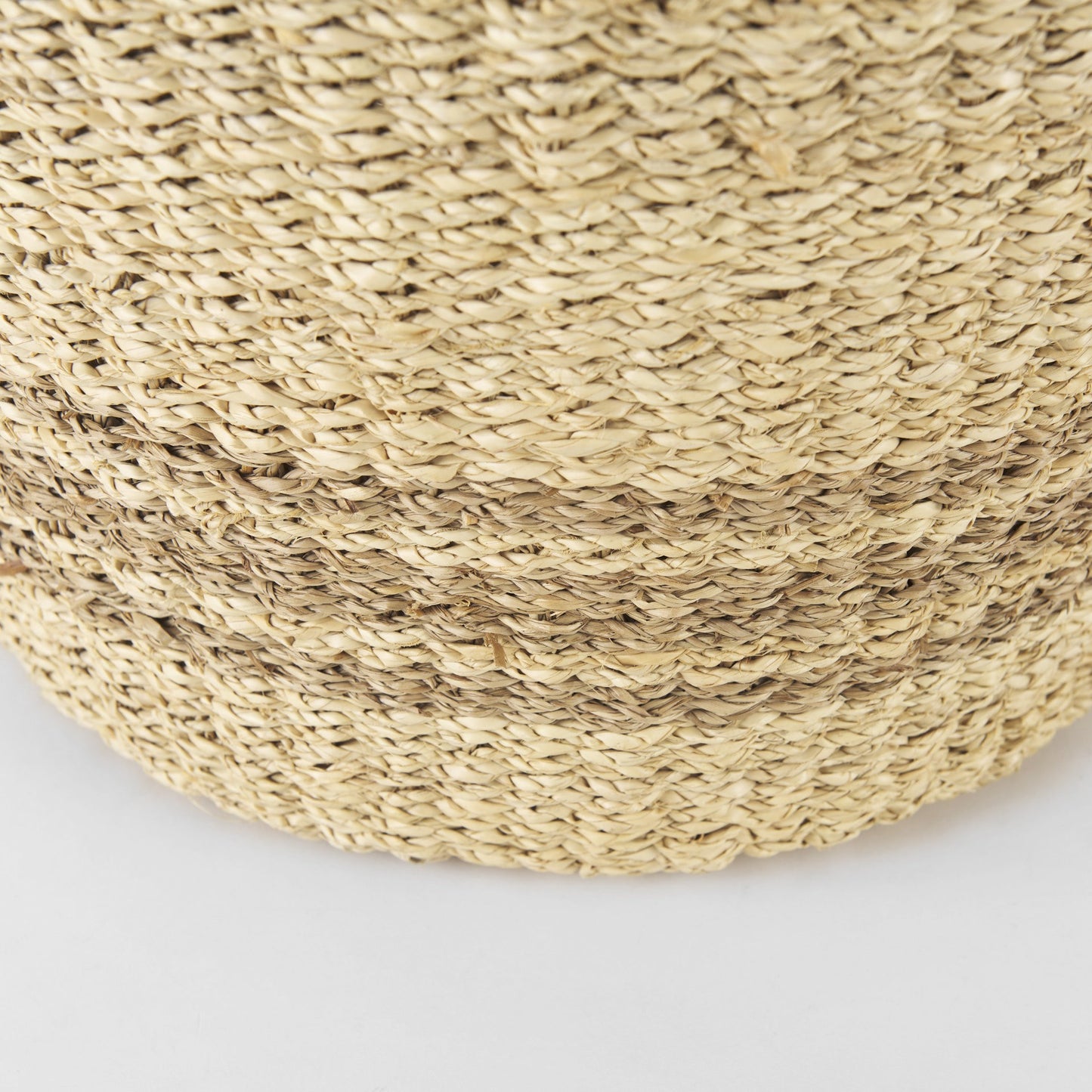 Set of Two Detailed Wicker Storage Baskets By Homeroots | Bins, Baskets & Buckets | Modishstore - 6
