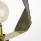 Golden Geometric Halo Table or Desk Lamp By Homeroots | Desk Lamps | Modishstore - 6