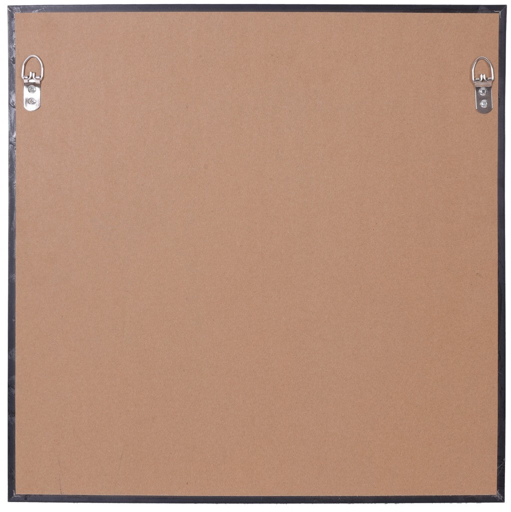 Square Wall Mounted Clear Mirror By Homeroots | Mirrors | Modishstore - 6