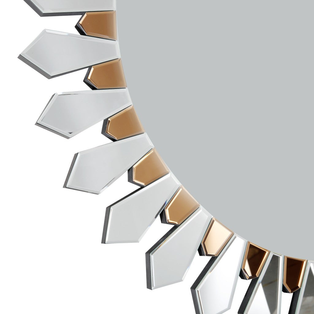 Flower Pedal Wall Mirror By Homeroots | Mirrors | Modishstore - 9