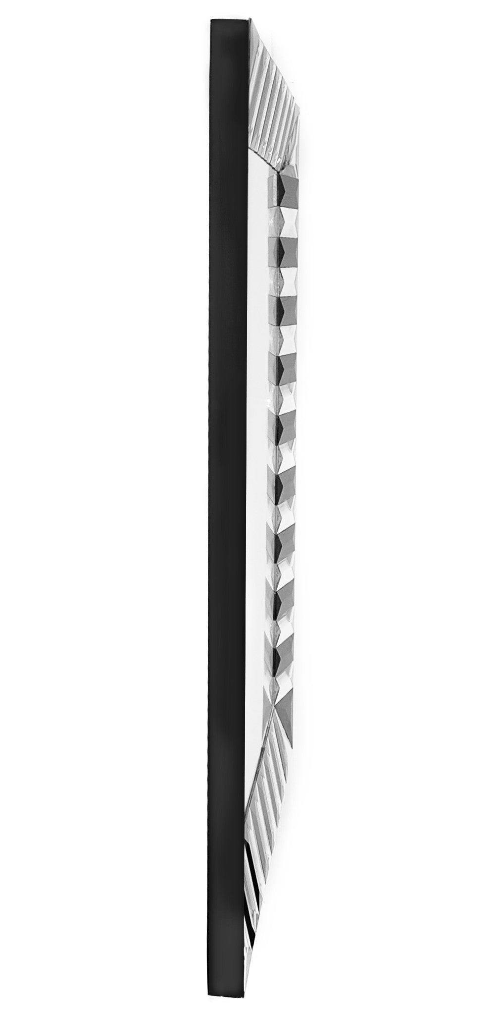 Black and White Striped Mirror By Homeroots | Mirrors | Modishstore - 6