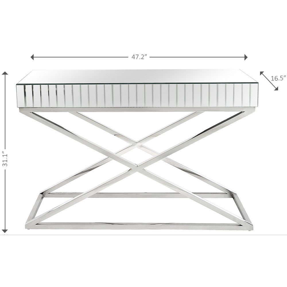 X Shaped Console Table By Homeroots | Console Tables | Modishstore - 8
