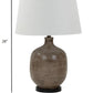 Set of 2 Brown Transitional Table Lamps By Homeroots | Table Lamps | Modishstore - 6