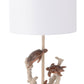 Set of 2 Brown Turtle Reef Table Lamps By Homeroots | Table Lamps | Modishstore