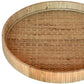 Jumbo Braided Bamboo Round Tray By Homeroots | Trays | Modishstore - 3