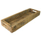 Jumbo Rectangular Wooden Block Serving Tray By Homeroots | Trays | Modishstore - 2
