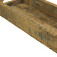Jumbo Rectangular Wooden Block Serving Tray By Homeroots | Trays | Modishstore - 4