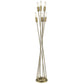 Perret 6-Light Aged Brass Floor Lamp By Homeroots | Floor Lamps | Modishstore - 2
