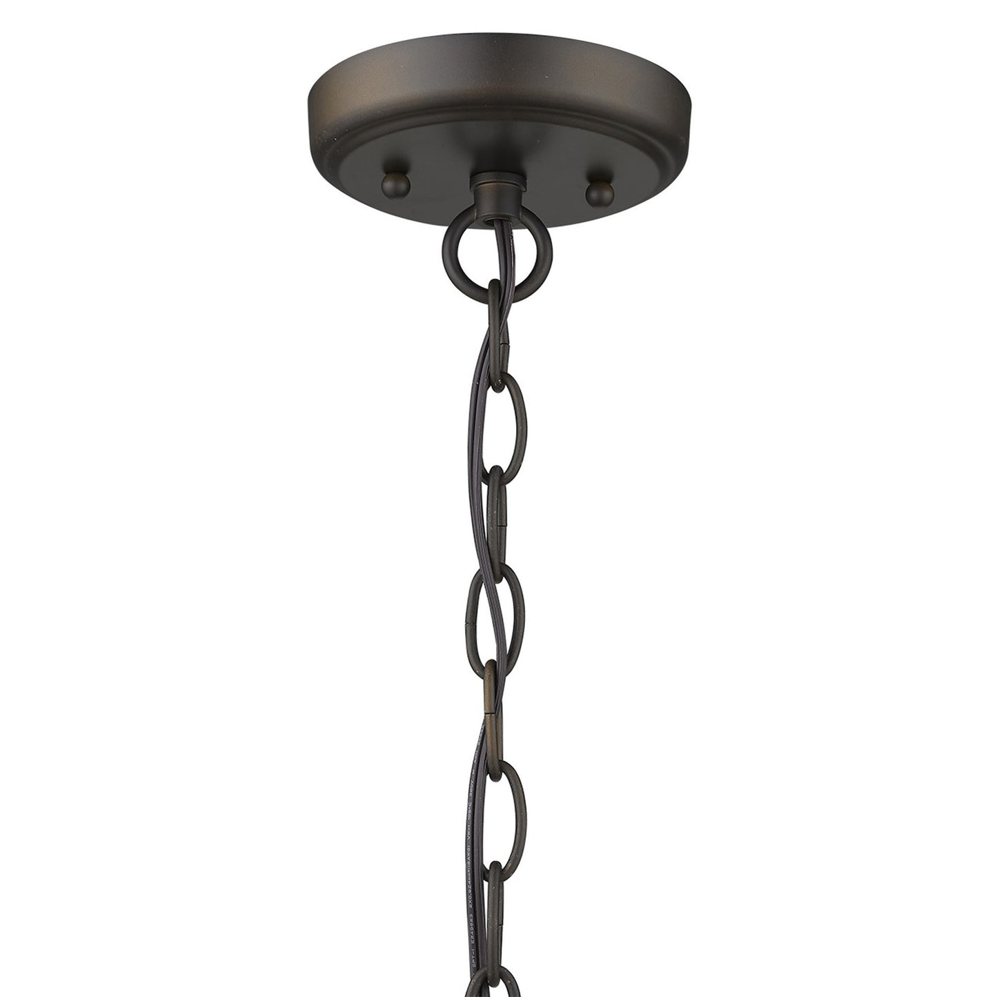 Dylan 3-Light Oil-Rubbed Bronze Hanging Lantern By Homeroots | Lanterns | Modishstore - 9