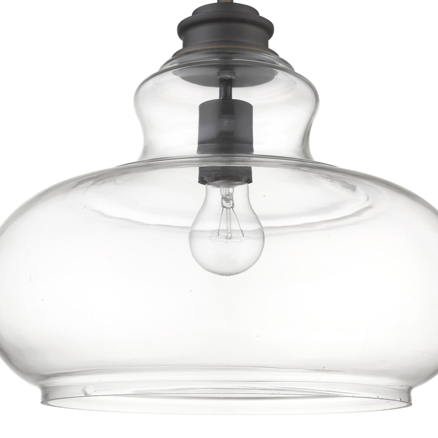 Torrel 1-Light Oil-Rubbed Bronze Pendant By Homeroots | Pendant Lamps | Modishstore - 5