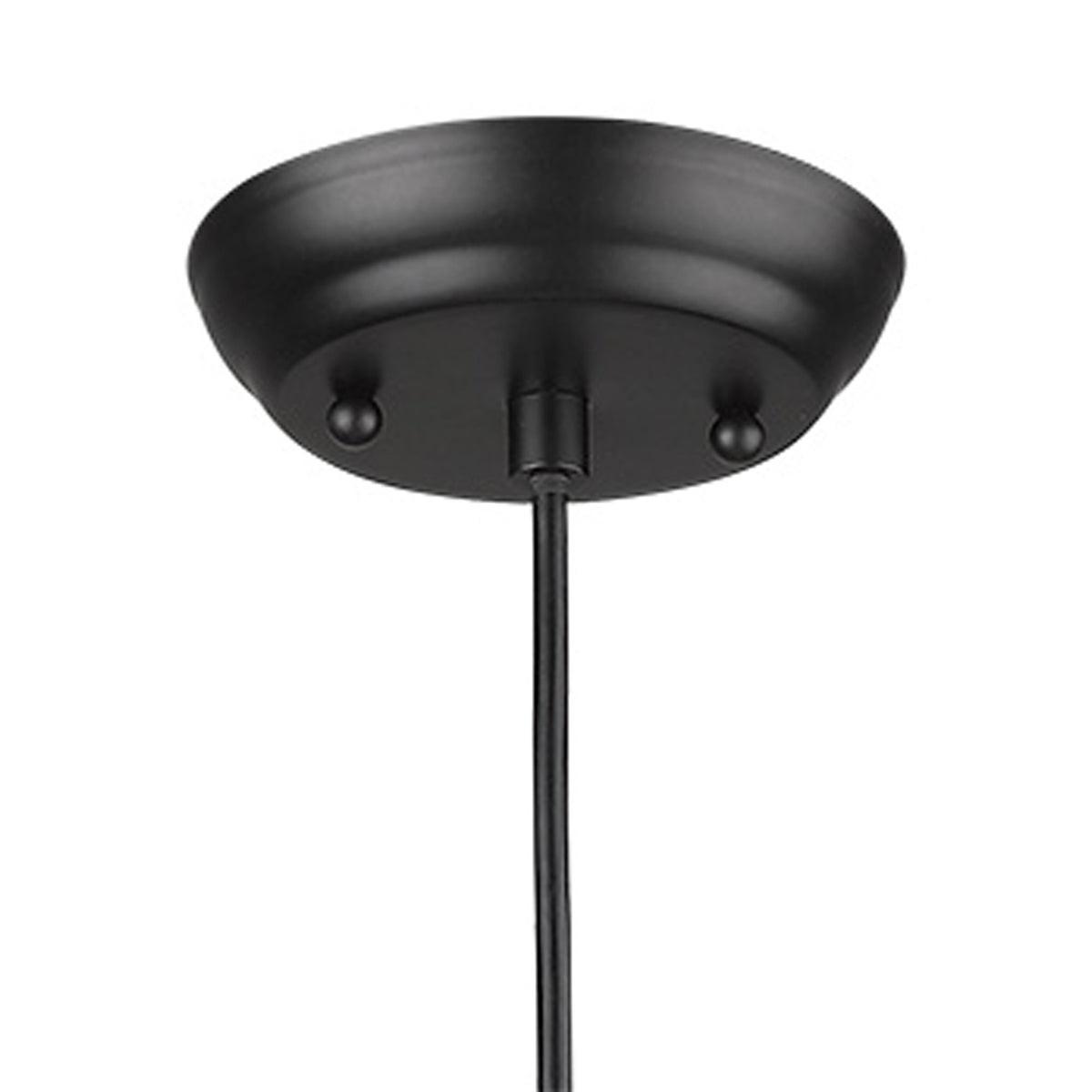 Lisbon 1-Light Matte Black Pendant By Homeroots | Pendant Lamps | Modishstore - 5