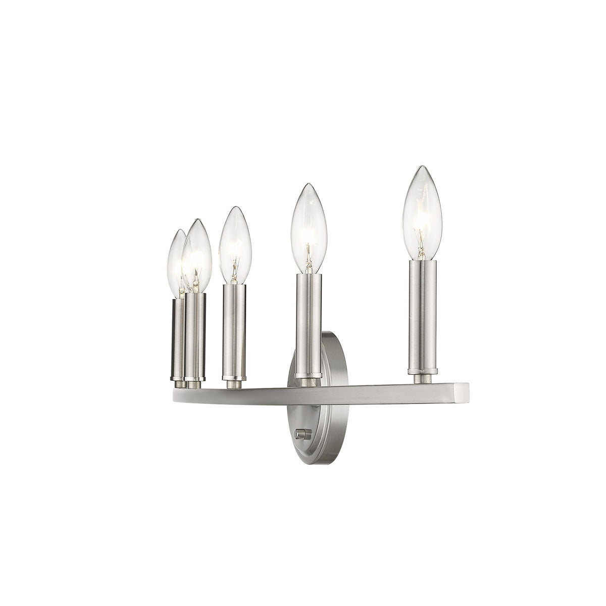 Sawyer 5-Light Satin Nickel Vanity By Homeroots | Vanity Light | Modishstore - 9